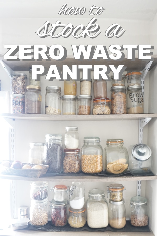 Zero waste products inside organization boxes on kitchen Stock Photo