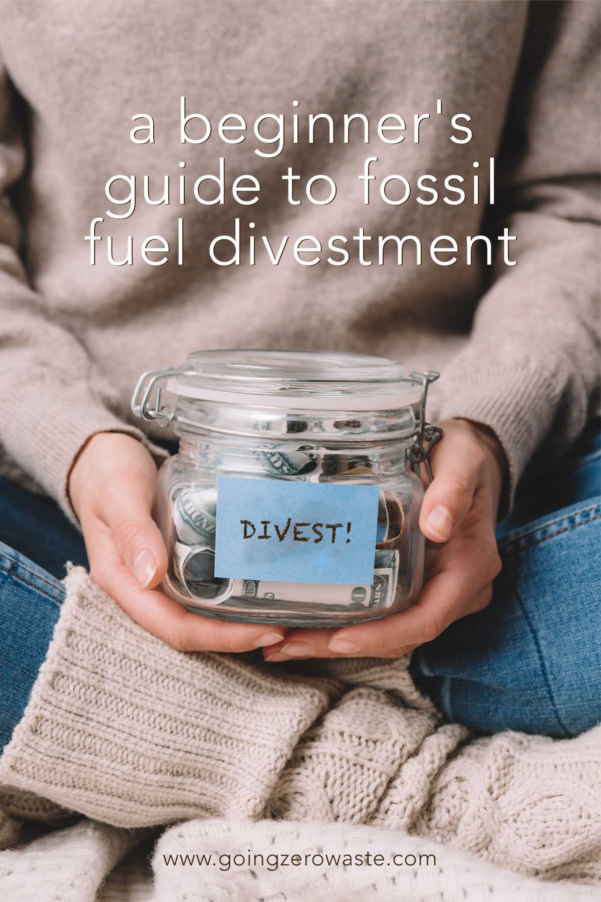 A Beginner's Guide to Fossil Fuel Divestment from www.goingzerowaste.com #zerowaste #ecofriendly #gogreen #sustainable 
#fossilfuels #divest #divestment #banking #ethicalbanking