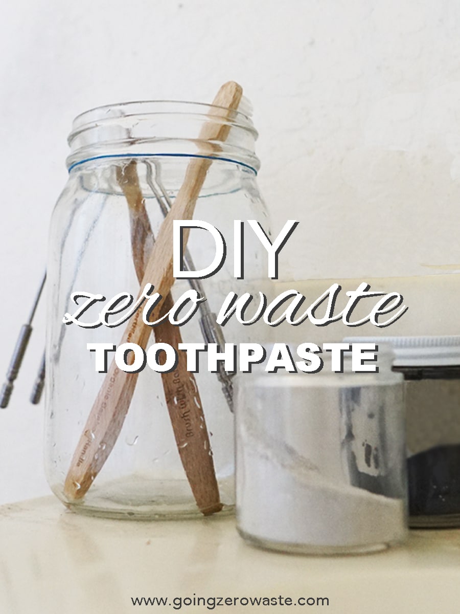 DIY, Zero Waste Toothpaste from www.goingzerowaste.com #zerowaste #ecofriendly #gogreen #sustainable 
#toothpaste #toothpowder #DIY 