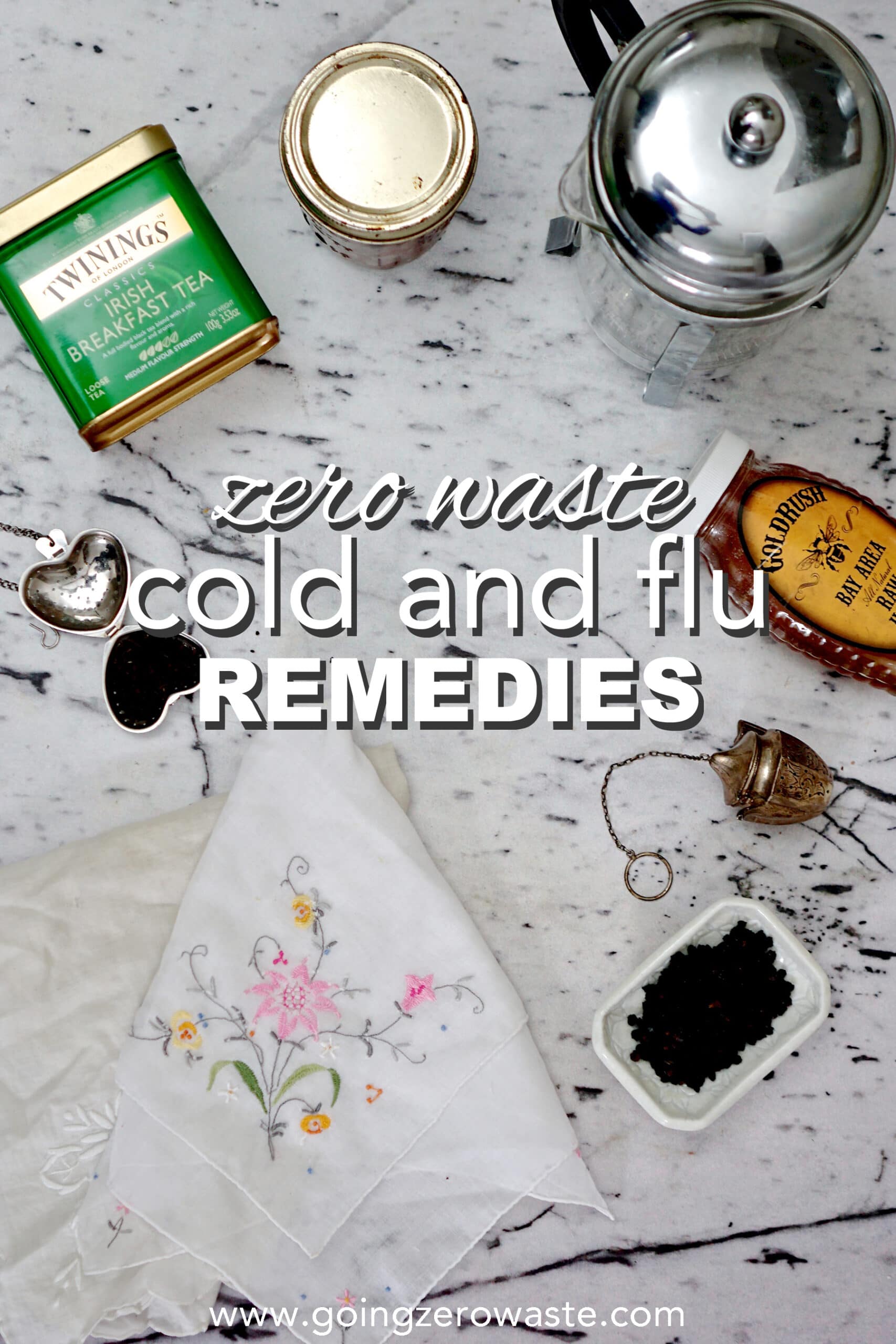 Zero Waste Cold and Flu Remedies from www.goingzerowaste.com #zerowaste #ecofriendly #gogreen #sustainable #DIY #allnatural #coldandflu