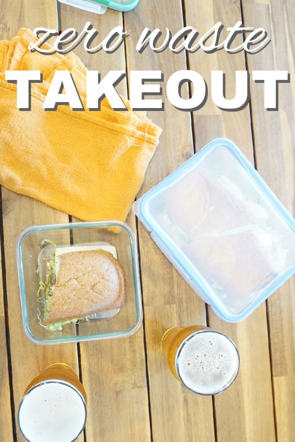 Zero Waste Takeout from www.goingzerowaste.com #zerowaste #takeout #sustainable #ecofriendly #gogreen #plasticfree