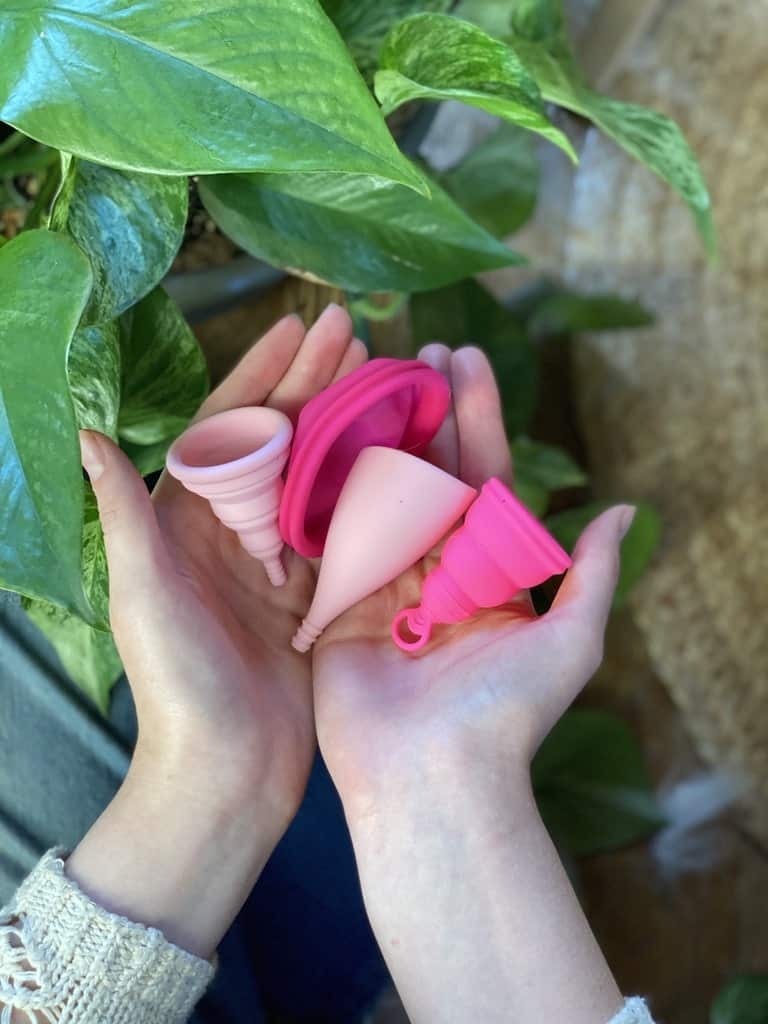 Which reusable menstrual cup is right for you from www.goingzerowaste.com #zerowaste #menstrualcup #intimina #periodcup #lowwaste #periods #sustainable #wellness