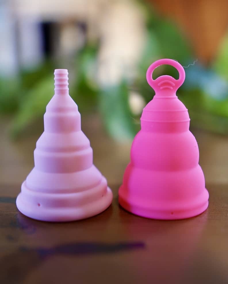 Which reusable menstrual cup is right for you from www.goingzerowaste.com #zerowaste #menstrualcup #intimina #periodcup #lowwaste #periods #sustainable #wellness