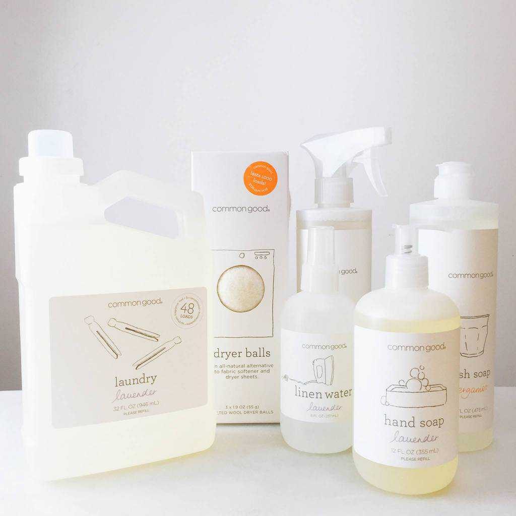 organic, all natural, eco friendly common good cleaning products