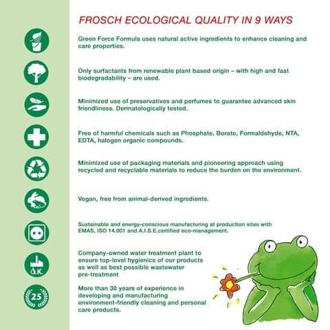 frosch ecological quality pledge