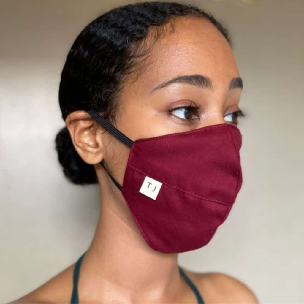 taylor jay repurposed cotton facee mask