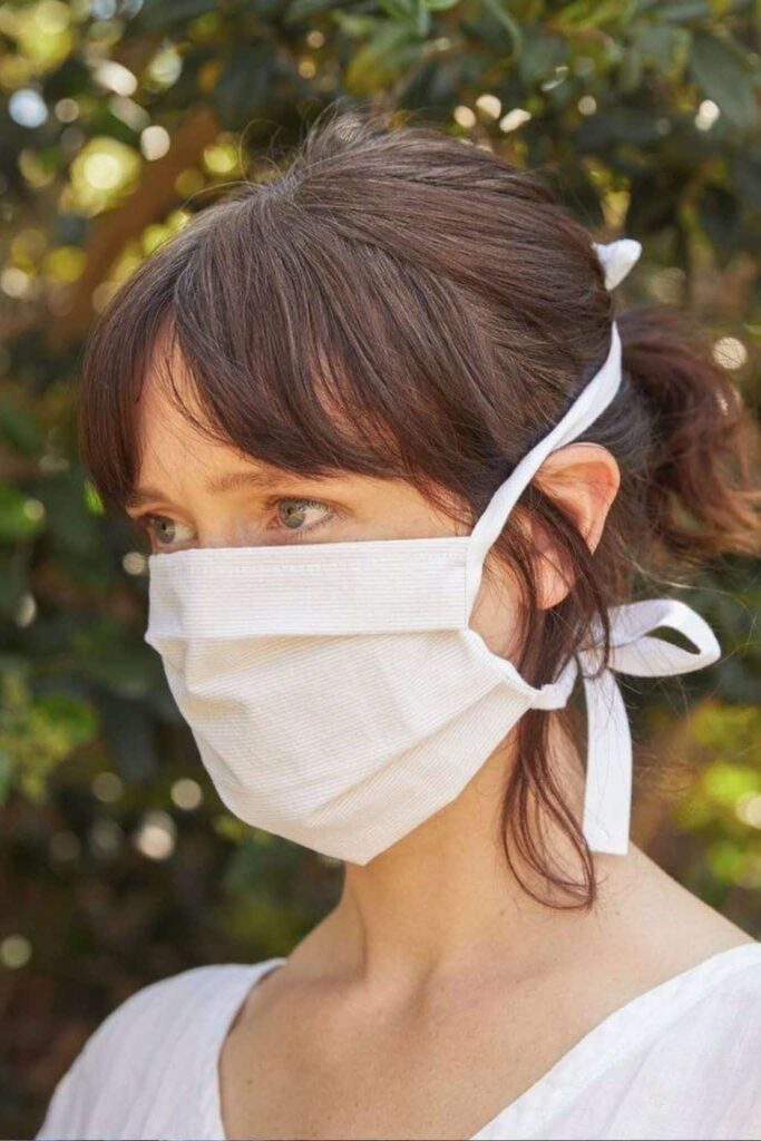 parachute, reusable organic cotton face masks