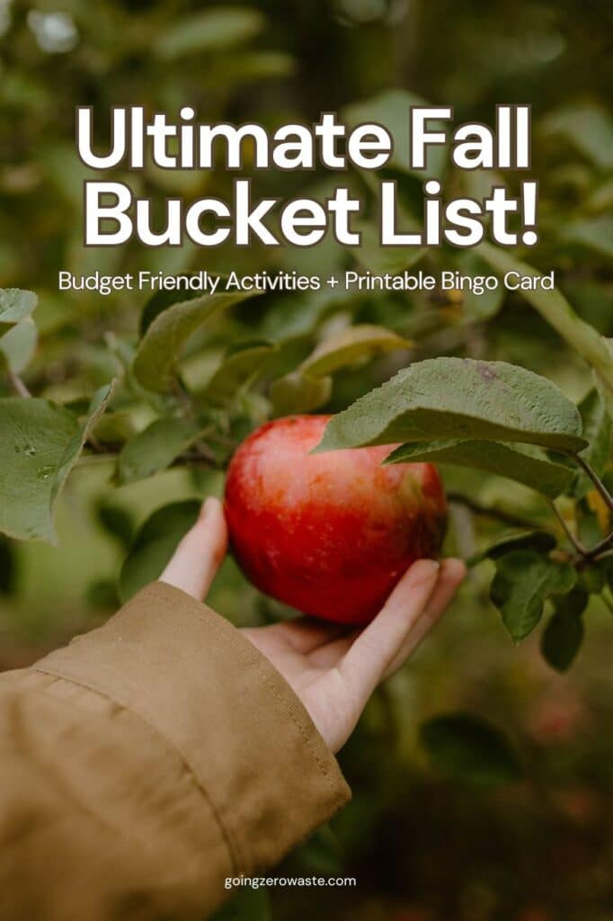 Ultimate Fall Bucket List: Budget Friendly Activities + Printable Bingo Card